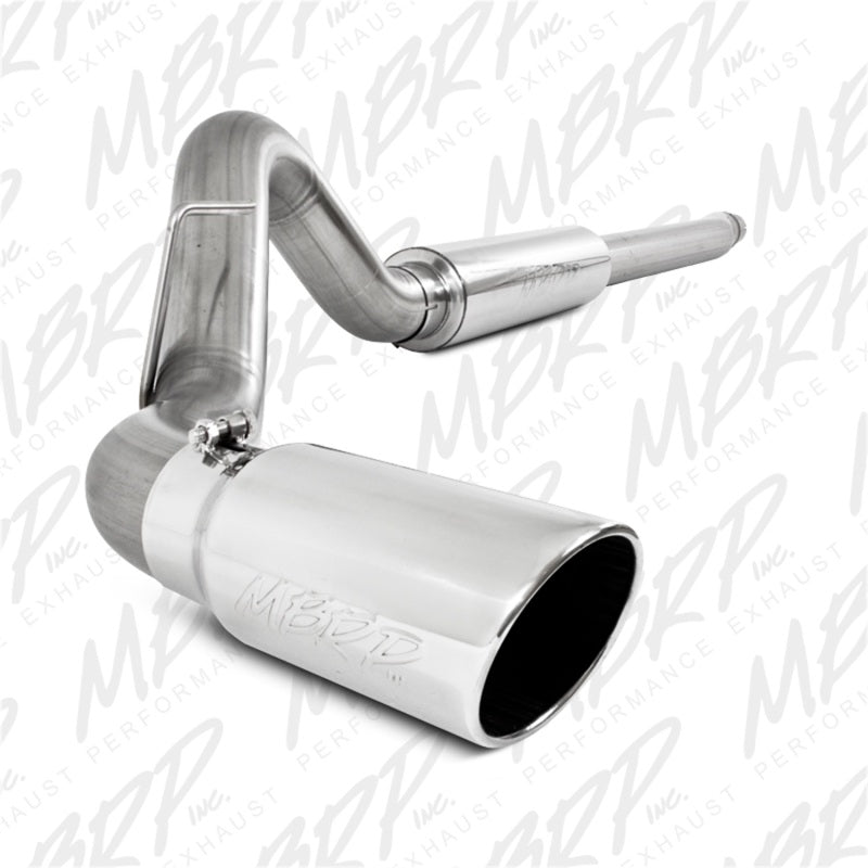 2011-2013 Superduty 6.2L 4" Cat Back Single Side T409 Exhaust System - View 2 | Dirty Garage