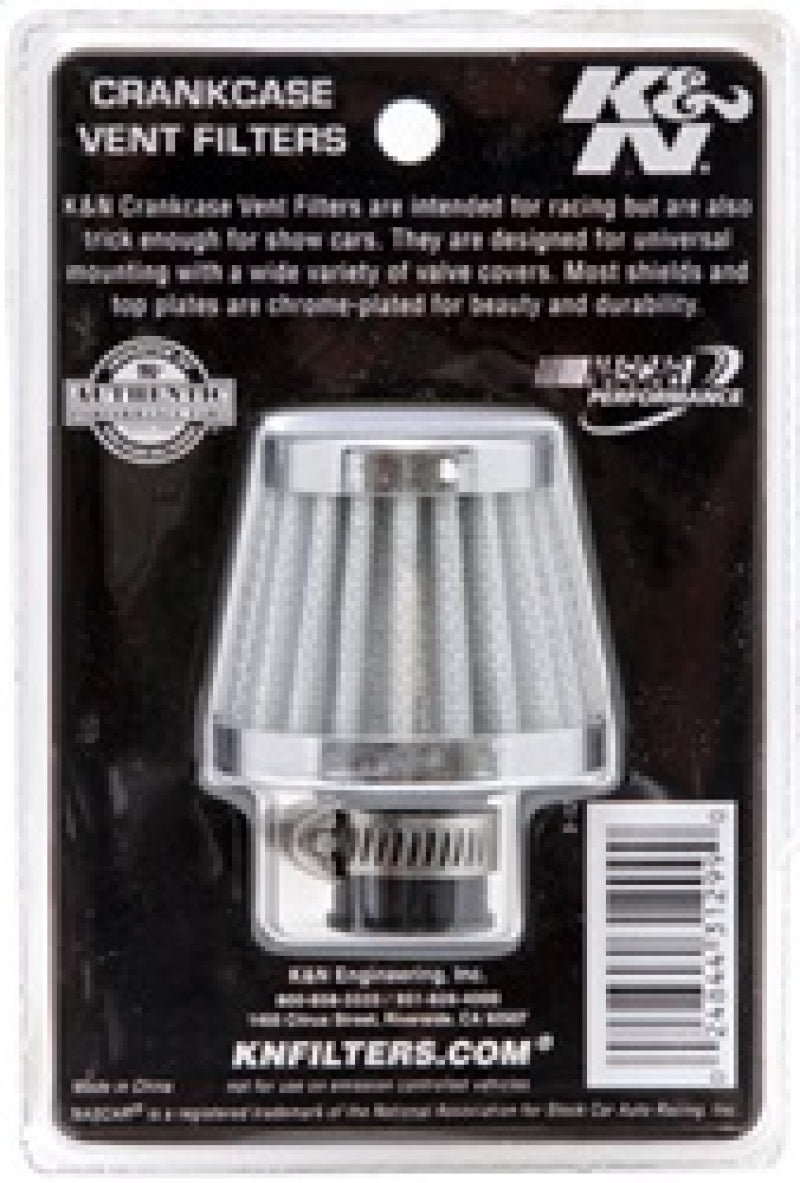 Universal 2in Base OD x .375in Flange ID x 1.75in H Rubber Base Crankcase Vent Filter - White - View 13 | Dirty Garage