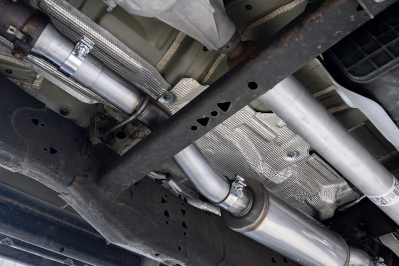 2021-2026 GM HD 3" Aluminum Cat Back Dual Split Exhaust Quad Tips - View 2 | Dirty Garage