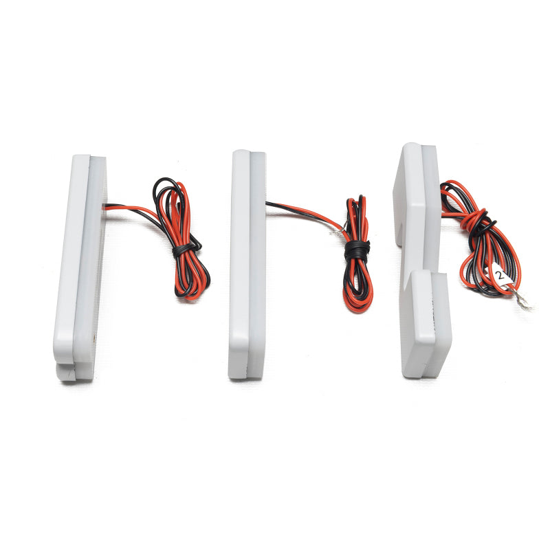 Universal Illuminated White O Letter LED Badges - View 7 | Dirty Garage
