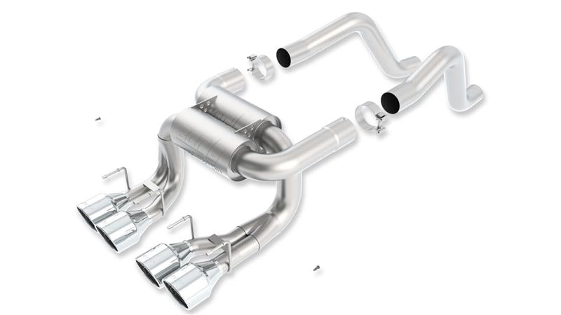 Borla 06-12 Chevrolet Corvette Z06/ZR1 6.2L/7.0L 8cyl Aggressive ATAK Exhaust (rear section only) - View 2 | Dirty Garage