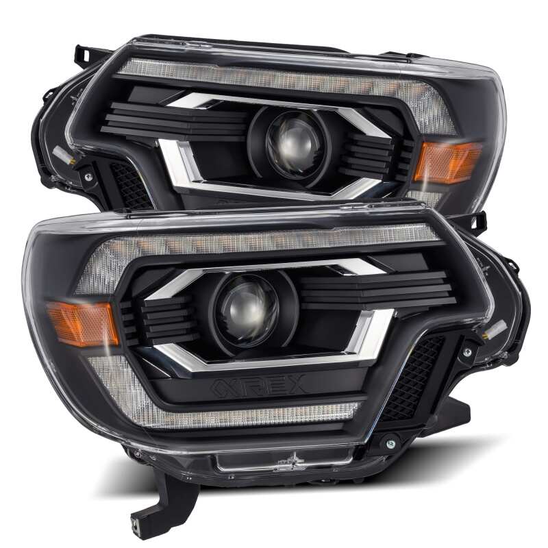2012-2015 Tacoma Luxx-Series LED Projector Black Headlights DRL | Dirty Garage