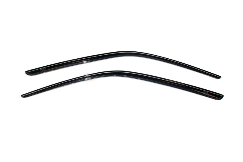 2008-2018 Challenger Ventvisor Outside Mount Window Deflectors Smoke 2-Piece - View 2 | Dirty Garage