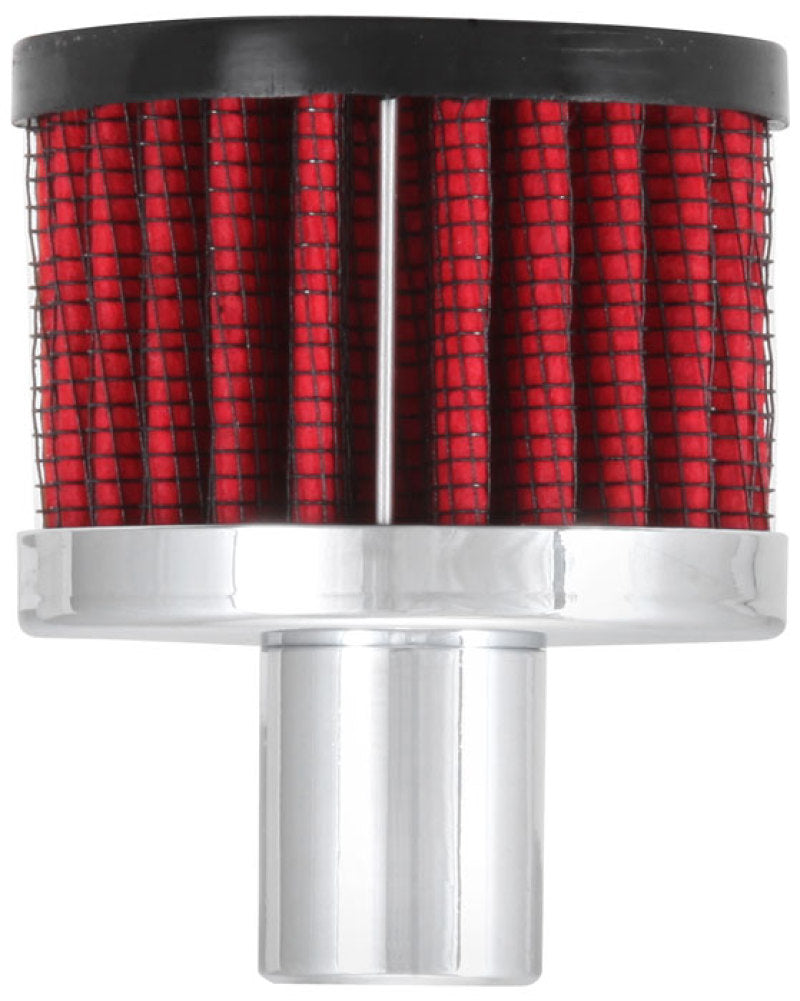 Universal Steel Base Crankcase Vent Filter .75in Vent OD x 2in OD x 1.5in Height - View 14 | Dirty Garage