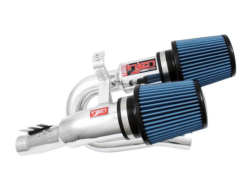 2012-2016 BMW 328i F30 2.0L 4cyl Polished Short Ram Intake w/ MR Tech Air Box Scoop - View 2 | Dirty Garage