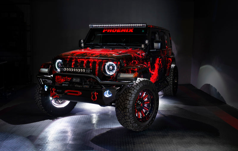 2007-2024 Wrangler High Performance LED Fog Lights ColorSHIFT Dynamic - View 14 | Dirty Garage