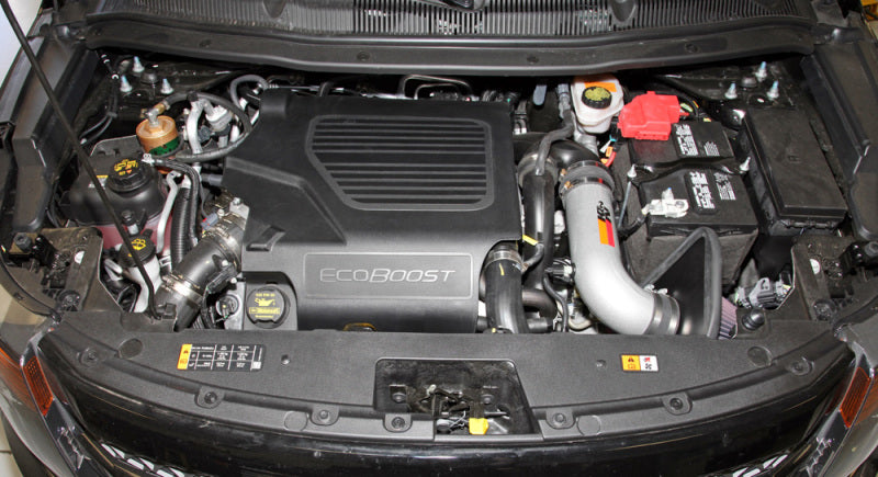 Universal 11 Ford Taurus SHO 3.5L V6 Silver Typhoon Cold Air Intake - View 7 | Dirty Garage
