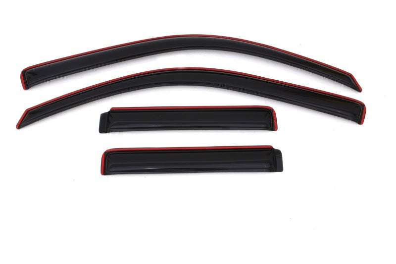 2002-2009 Trailblazer Front & Rear Window Deflectors Smoke 4-Piece - View 11 | Dirty Garage