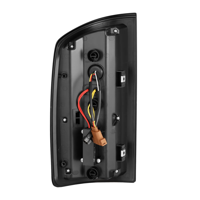 2007-2009 Ram 1500 2500 3500 Luxx-Series LED Tail Lights Pair Alpha Black - View 5 | Dirty Garage