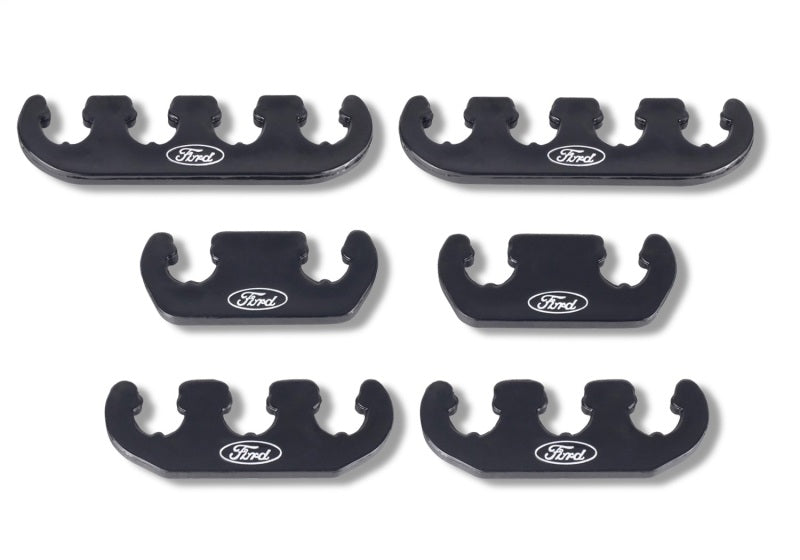 Universal Wire Dividers 4 to 3 to 2 - Black w/White Ford Logo - View 7 | Dirty Garage