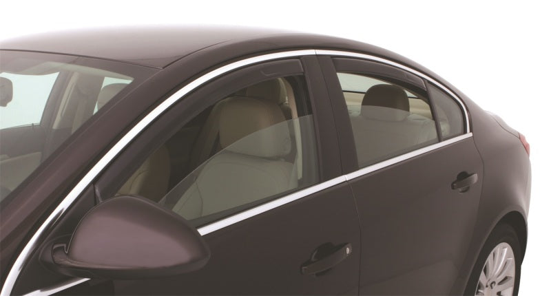 2011-2017 Regal Ventvisor In-Channel Front Rear Window Deflectors 4-Piece Smoke - View 2 | Dirty Garage