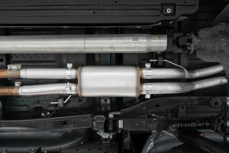 2017-2020 F-150 Raptor 3.5"L Ecoboost Dual Rear Exit 3" Resonator Back Exhaust System - View 5 | Dirty Garage