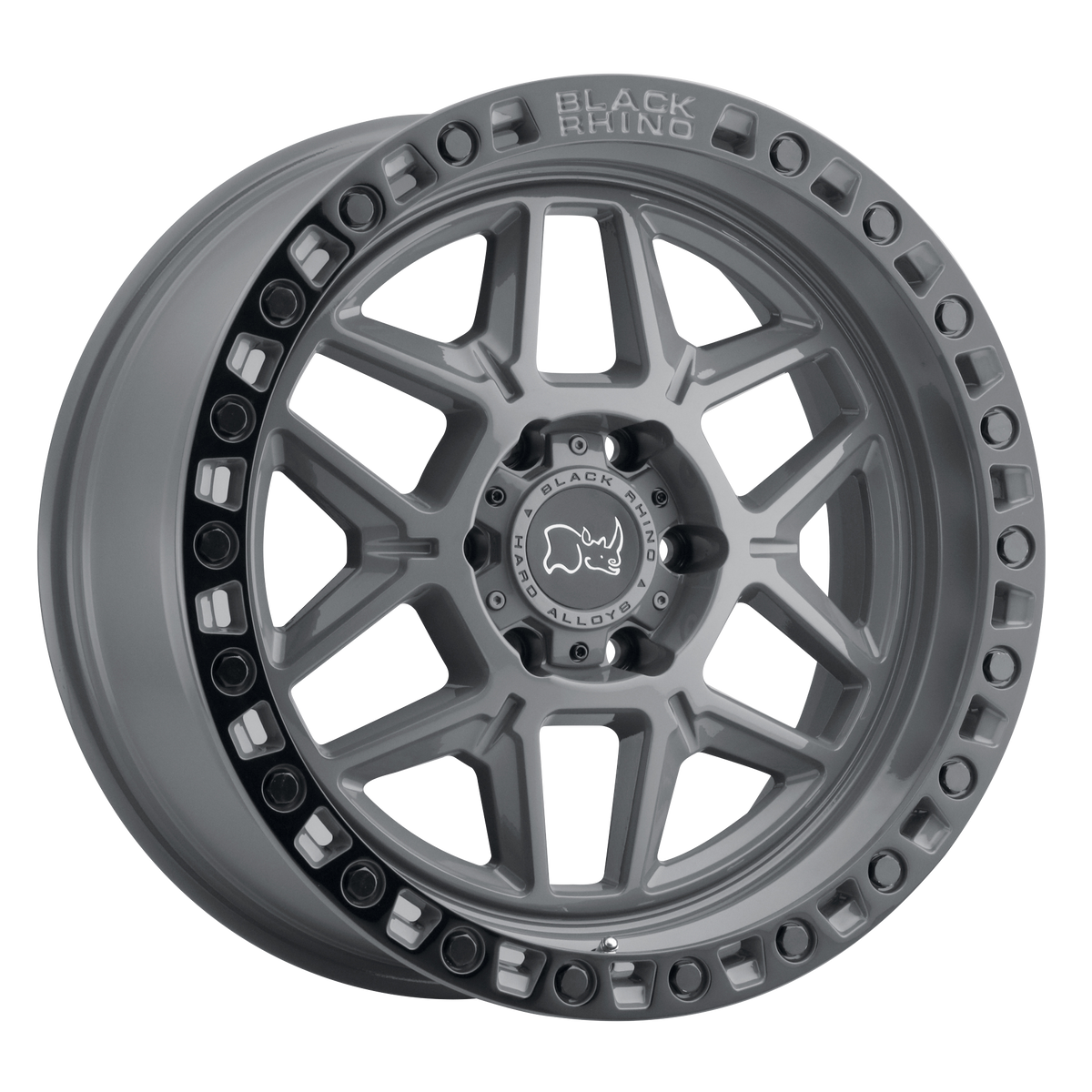 Black Rhino Kelso Battleship Gray w/ Black Ring Wheel | Dirty Garage