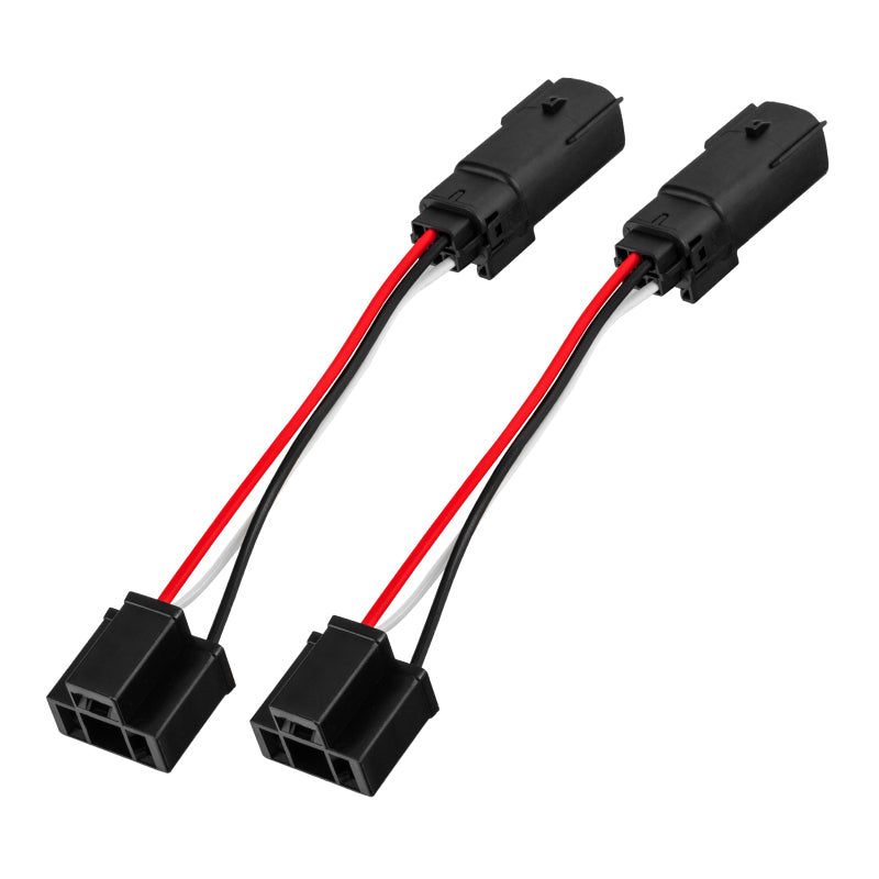 2018-2025 Wrangler JL Plug Play H4 Headlight Wiring Adapter Pair | Dirty Garage