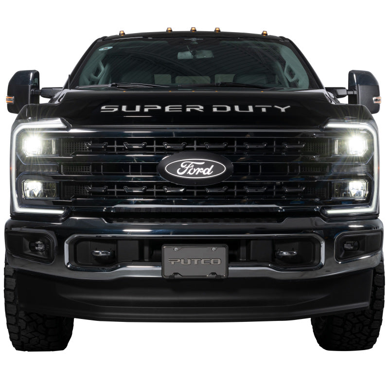 2023-2026 Super Duty Front Luminix Ford Led Grille Emblems - View 8 | Dirty Garage