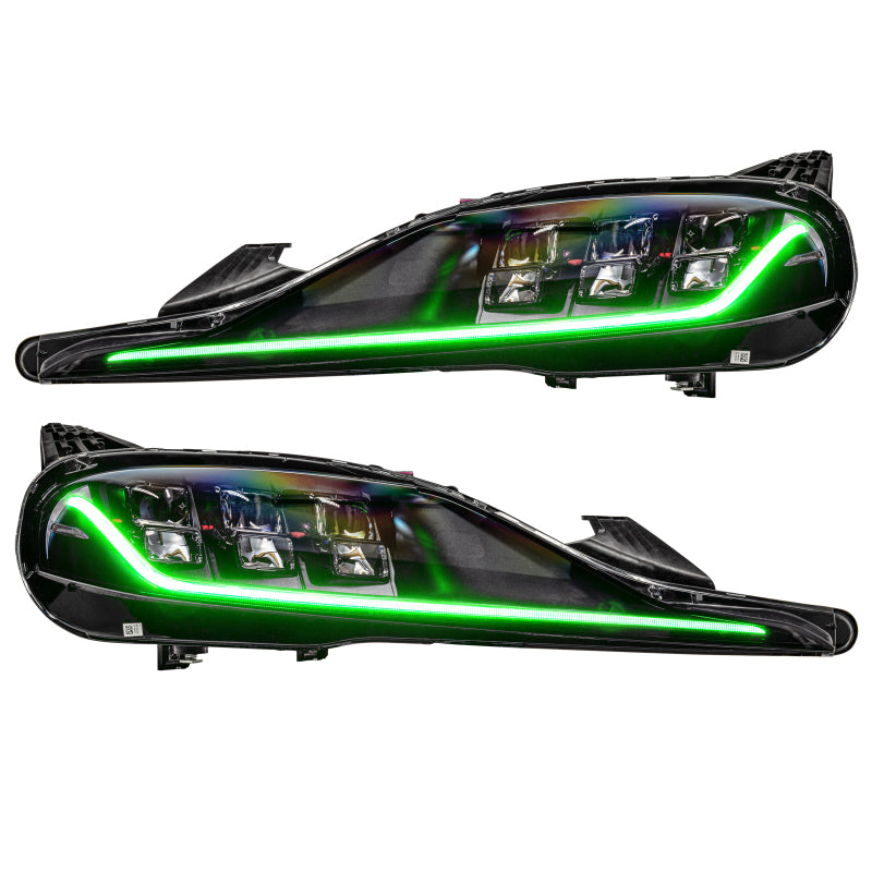 2020-2024 Supra GR RGB+A Headlight DRL Upgrade Kit w/ ColorSHIFT Simple Controller - View 5 | Dirty Garage