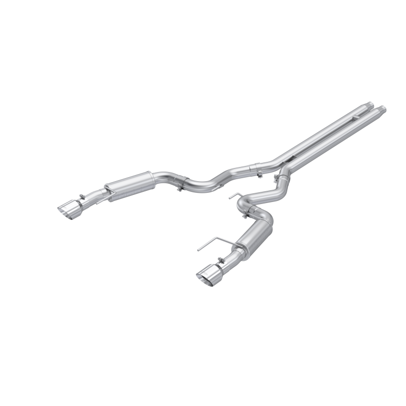 2024 Mustang GT 5.0L 3" Dual Split Rear Aluminized Steel - View 3 | Dirty Garage
