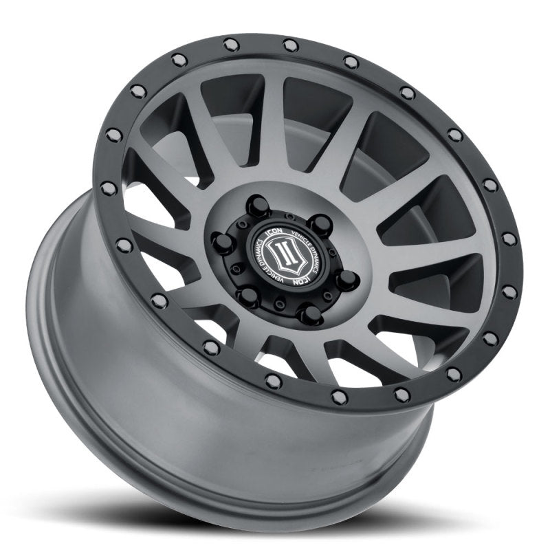 Universal Compression 17x8.5 6x5.5 0mm Offset 4.75" BS 106.1mm Bore Titanium Wheel - View 2 | Dirty Garage