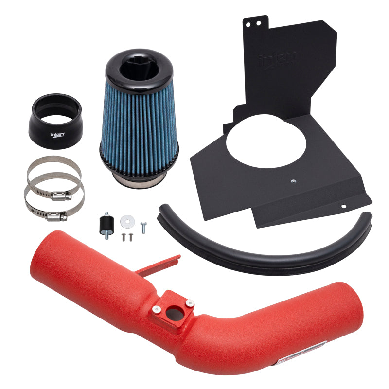2018-2021 WRX STI 2.5L Wrinkle Red SP Series Aluminum Cold Air Intake - View 4 | Dirty Garage