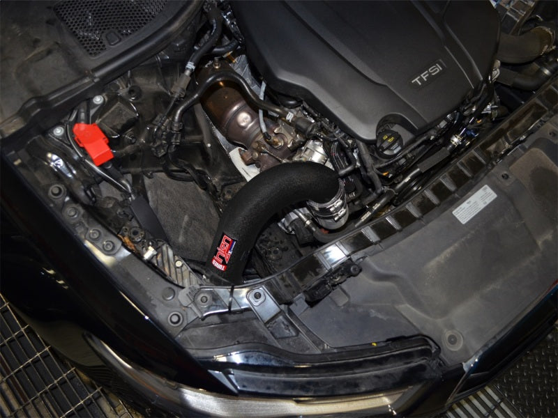 2016-2018 Audi A6 2.0L Turbo Wrinkle Black Cold Air Intake - View 5 | Dirty Garage