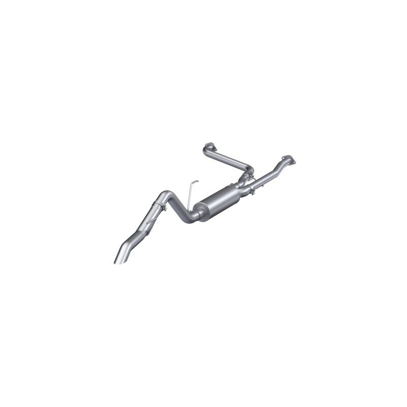 2022-2023 Frontier 3.8L 3" Cat Back Turndown Exit Street Profile Aluminized Steel | Dirty Garage