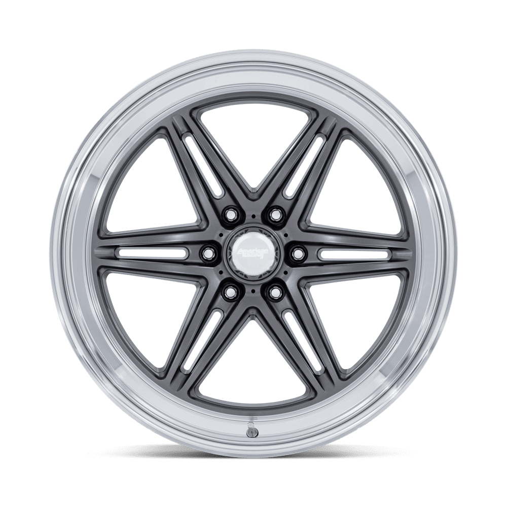 American Racing Groove 6 Drag Anthracite w/ Diamond Cut Lip Wheel (AR953) | Dirty Garage