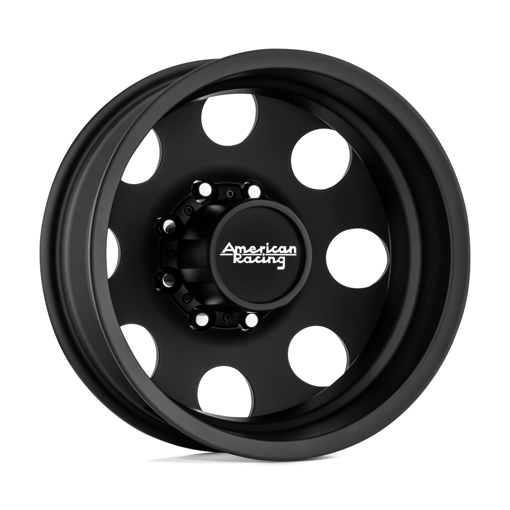 American Racing Baja Dually Satin Black Wheel (AR204) | Dirty Garage