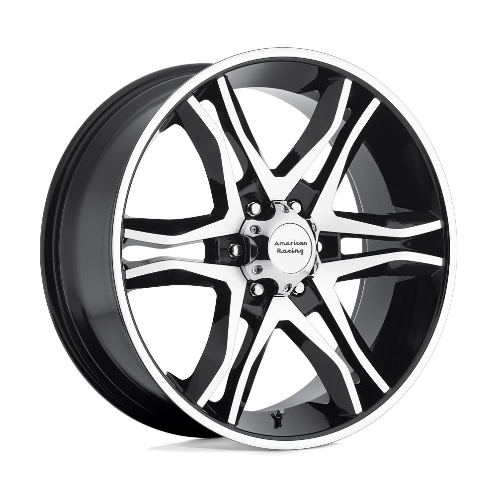 American Racing Mainline Gloss Black Machined Wheel (AR893) | Dirty Garage