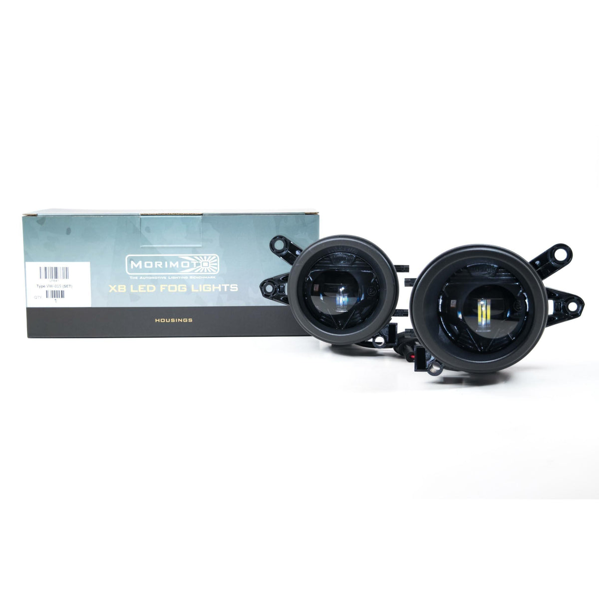 Audi B6 / B7 XB LED Black Fog lights - View 3 | Dirty Garage