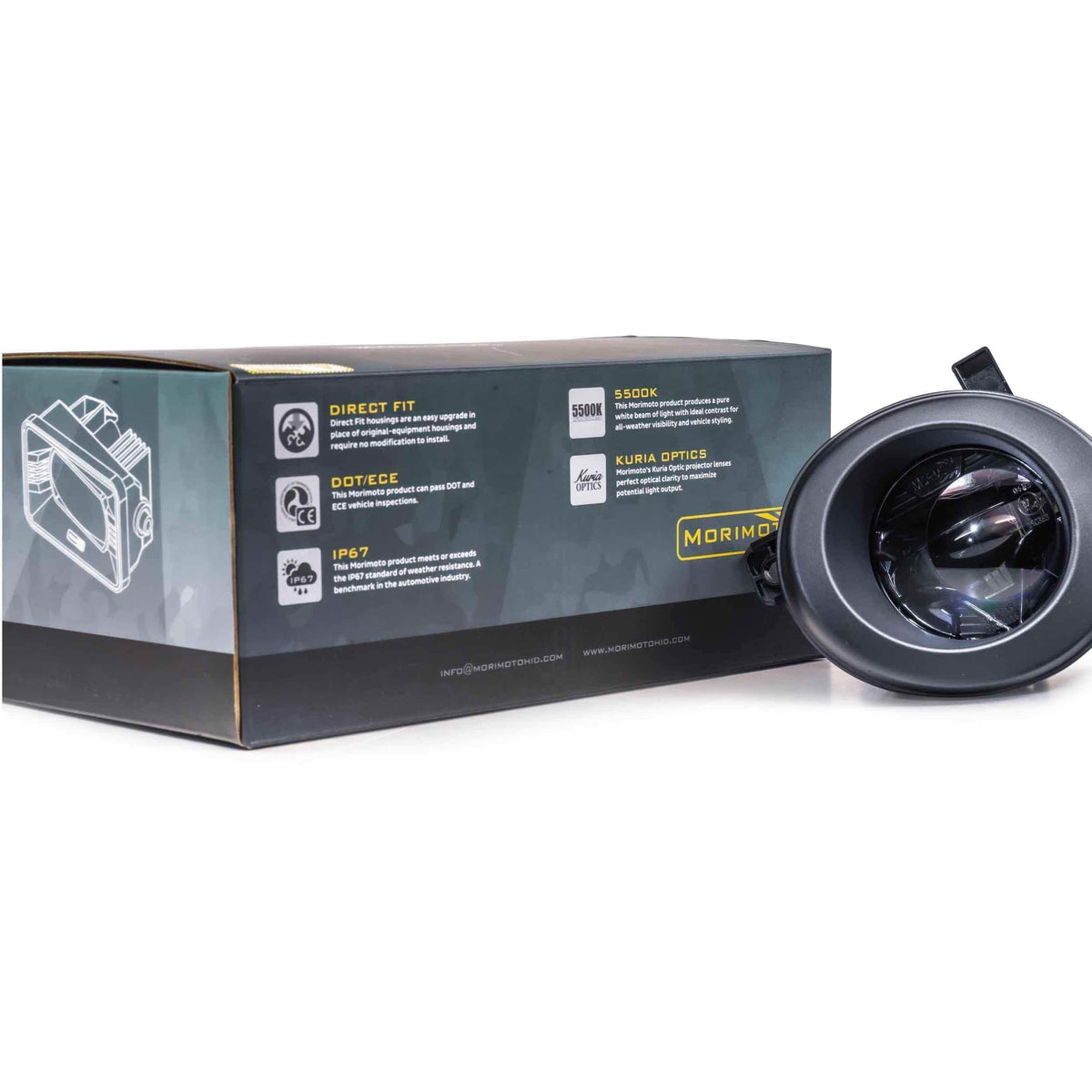 Audi S5 XB LED Black Fog Light - View 3 | Dirty Garage