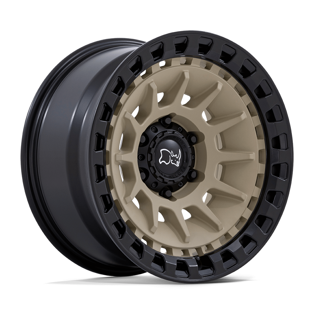 Black Rhino Barrage Desert Sand w/ Matte Black Lip Wheel | Dirty Garage