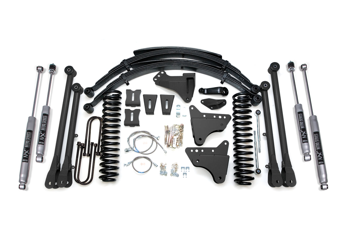 2005-2007 F-250/F-350 Gas 8" Lift 4-Link Spring Kit | Dirty Garage