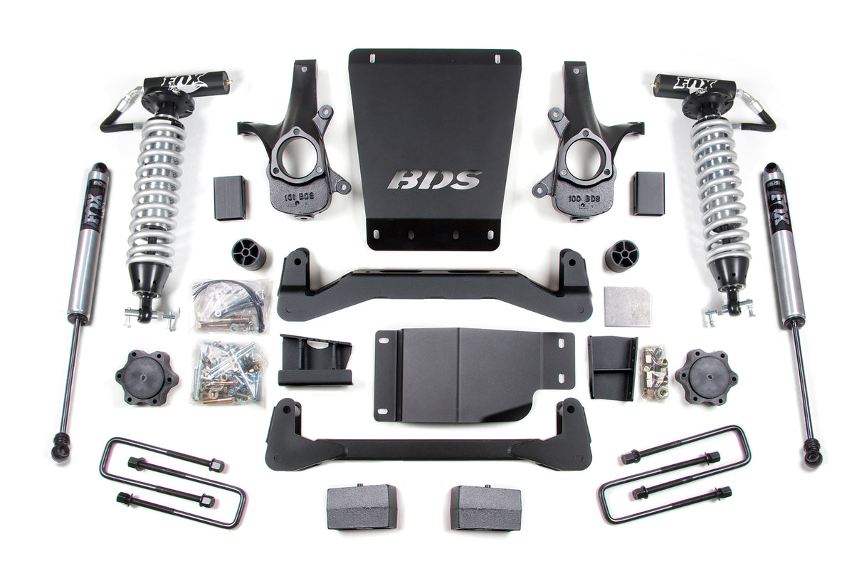 2007-2013 K1500 4" Lift Fox 2.5 DSC Coil-Overs | Dirty Garage