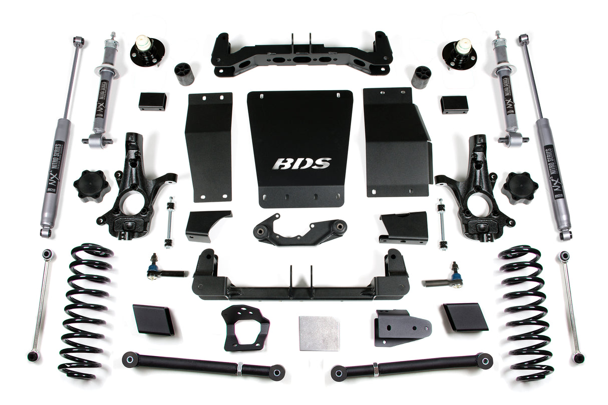 2015-2018 GM 1500 SUV 6" Lift Alum/Stamped UCA | Dirty Garage