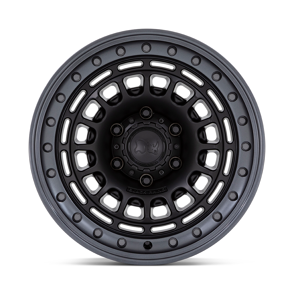 Black Rhino Sahara Matte Black w/ Gunmetal Lip Wheel (BR014) | Dirty Garage