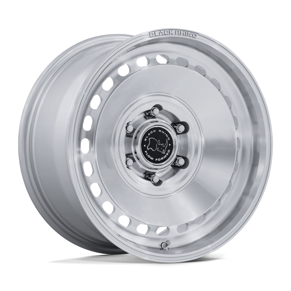 Black Rhino Basin Gloss Silver w/ Machined Face Wheel (BR036) | Dirty Garage