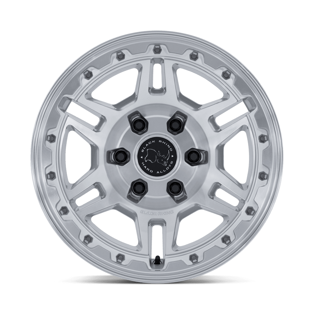 Black Rhino Vanguard Gloss Silver w/ Machined Face Wheel (BR039) | Dirty Garage