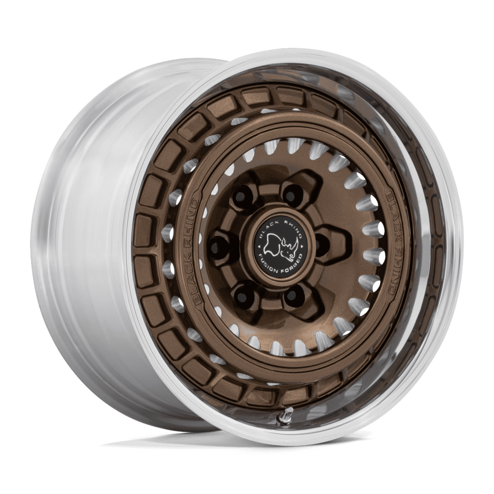 Black Rhino Bastion Gloss Bronze Milled w/ Polished Lip Wheel (BR601) | Dirty Garage