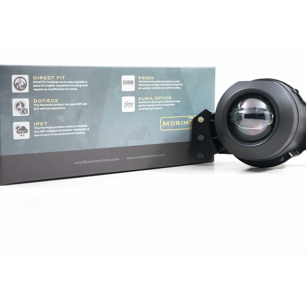 BMW E60 / E90 XB LED Black Fog Lights - View 5 | Dirty Garage