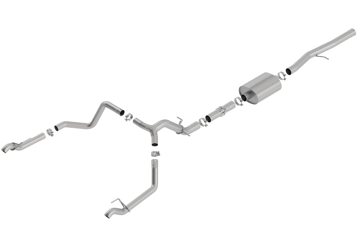 2019-2023 GM 1500 Cat-Back ATAK Dual Exhaust System | Dirty Garage