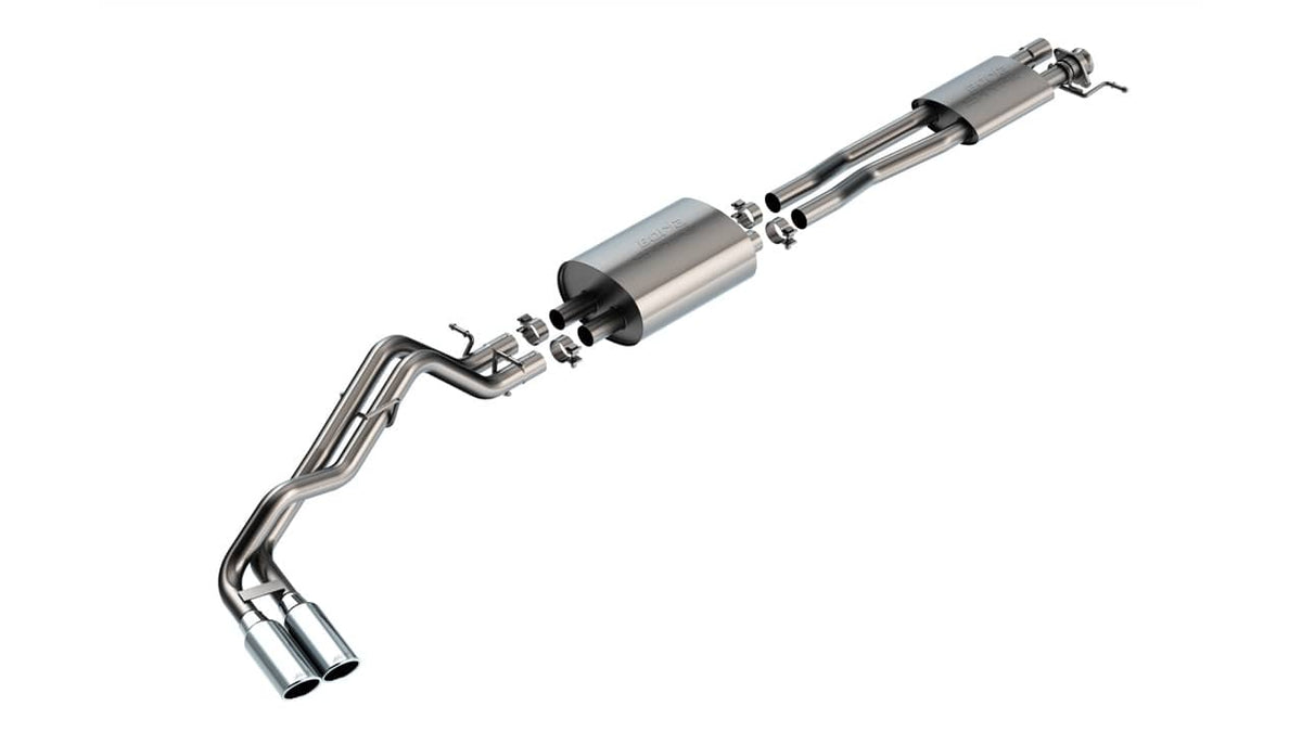 2024-2025 Ranger 2.7L Crew Cab Cat-Back S-Type Exhaust System | Dirty Garage
