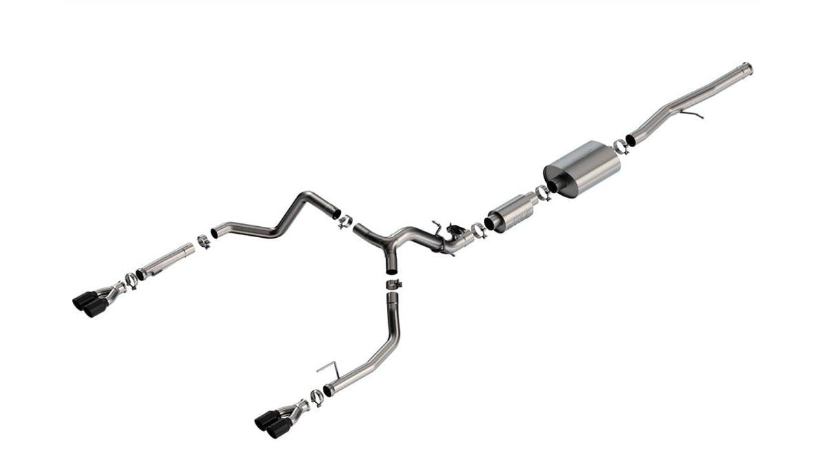 2024-2025 GM 1500 6.2L S-Type Cat-Back Dual Exhaust w/ Black Tips | Dirty Garage
