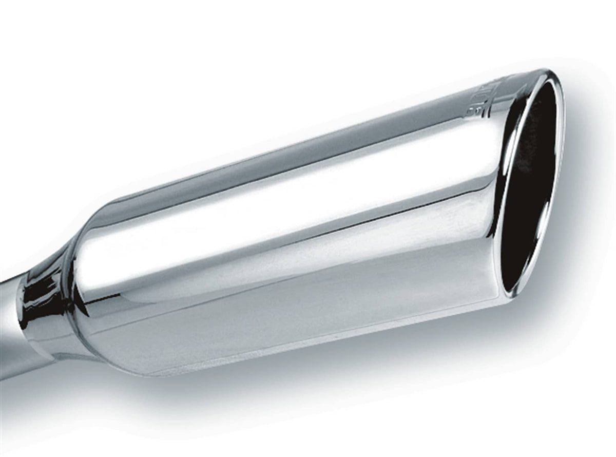 Universal 2.25" Inlet 4" Outer Diameter 12" Length Exhaust Tip | Dirty Garage