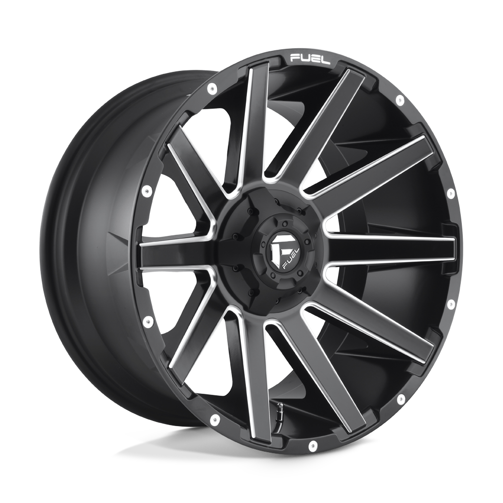 Fuel Contra Matte Black Milled Wheel (D616) | Dirty Garage