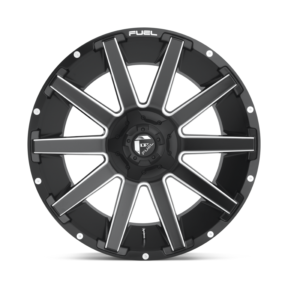Fuel Contra Matte Black Milled Wheel (D616) | Dirty Garage
