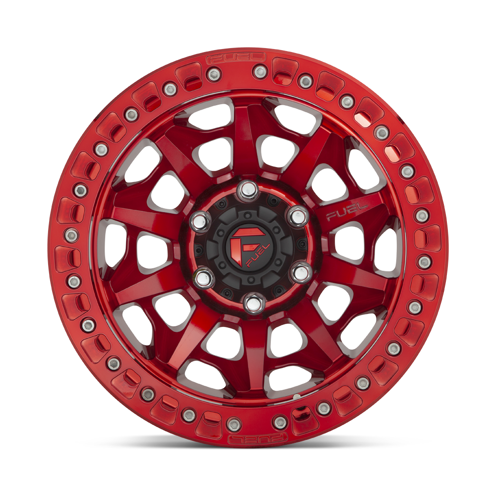 Fuel Covert Beadlock Candy Red Wheel (D113) | Dirty Garage