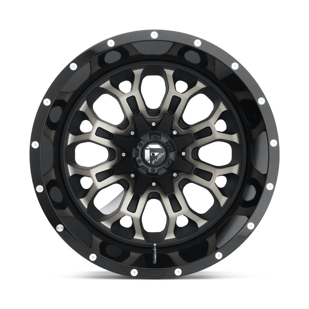 Fuel Crush Gloss Machined Double Dark Tint Wheel (D561) | Dirty Garage