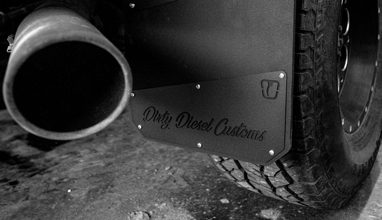 DIRTY Standard Height Mud Flaps-Mud Flap-Trigger Industries-Dirty Garage