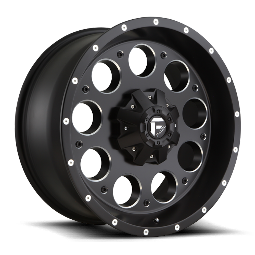 Fuel Revolver Matte Black Milled Wheel (D525) | Dirty Garage