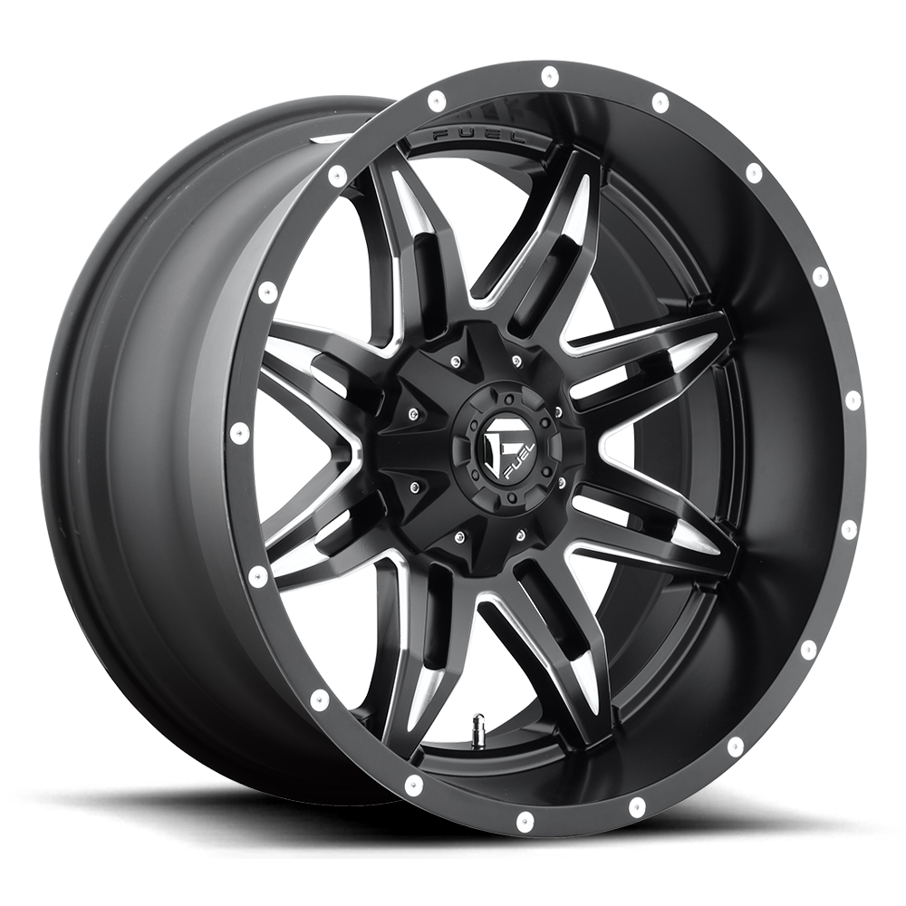 Fuel Lethal Matte Black Milled Wheel (D567) | Dirty Garage